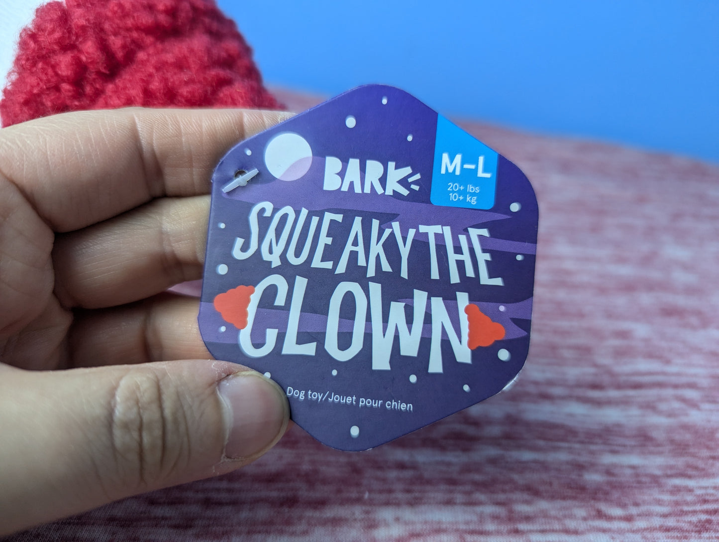 BarkBox squeaky the clown