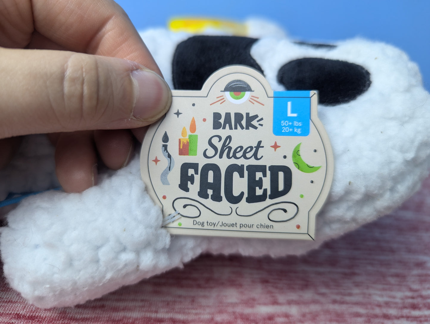 BarkBox sheet faced