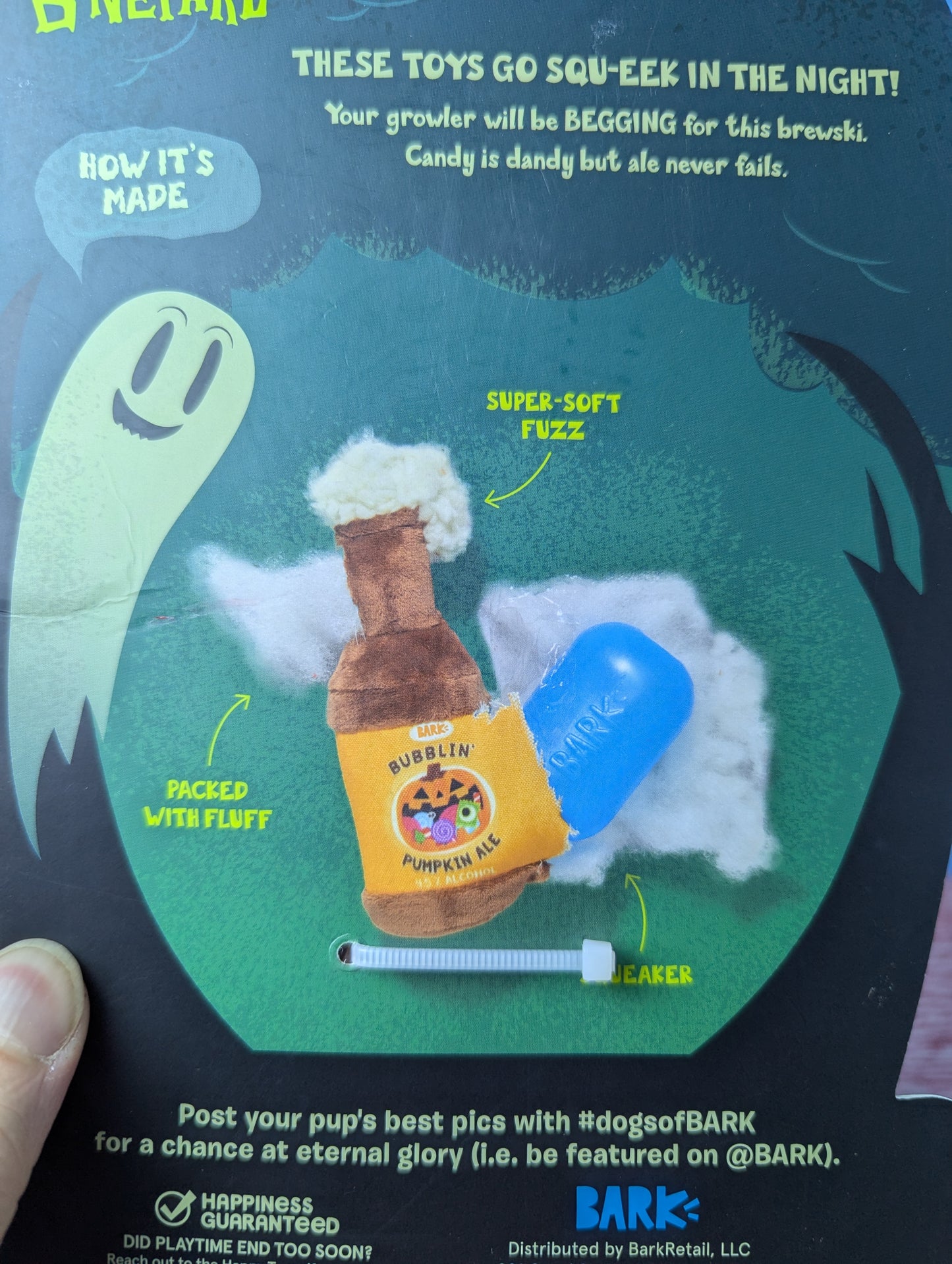 Barkbox bubblin' pumpkin ale