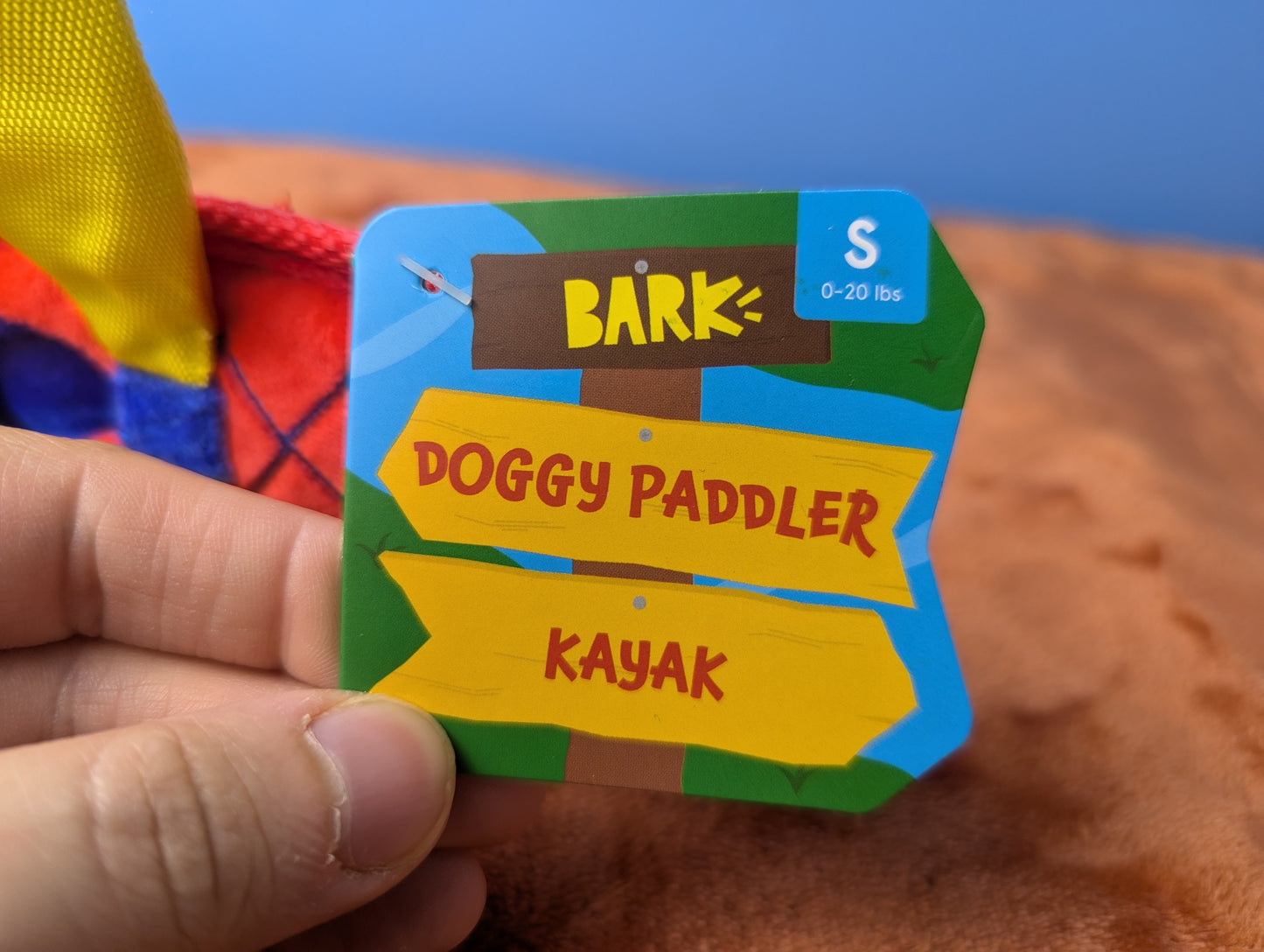 Barkbox doggy paddler kayak