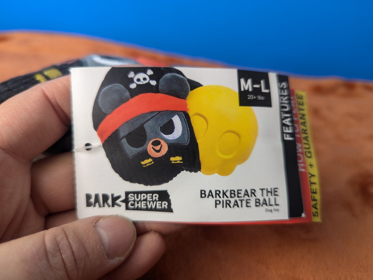 Barkbox Barkbear the Pirate Ball