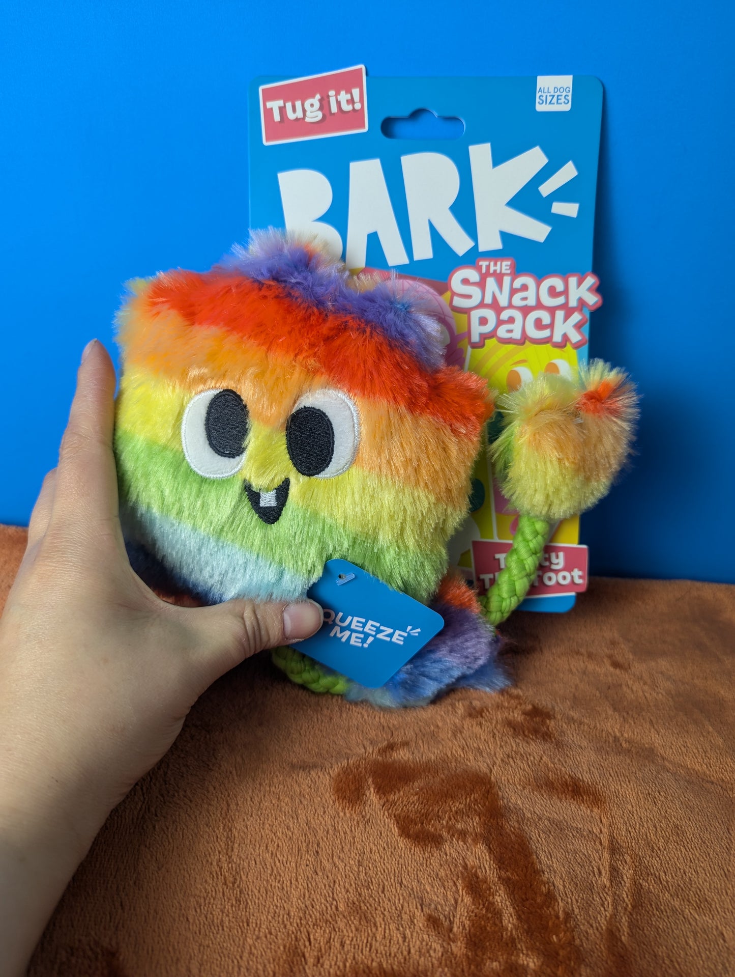 Barkbox Tooty the toot rainbow