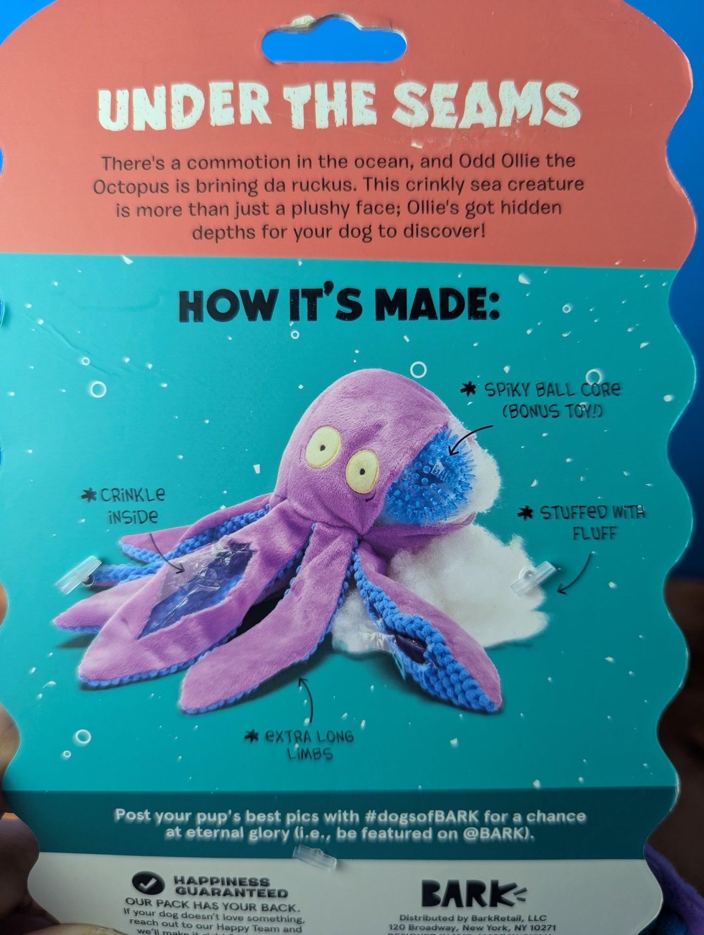 Barkbox Odd Ollie the Octopus