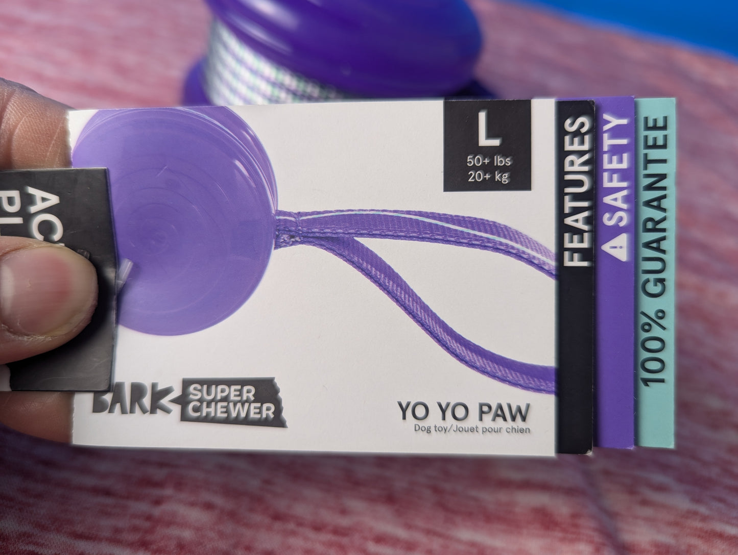 Barkbox yo-yo paw