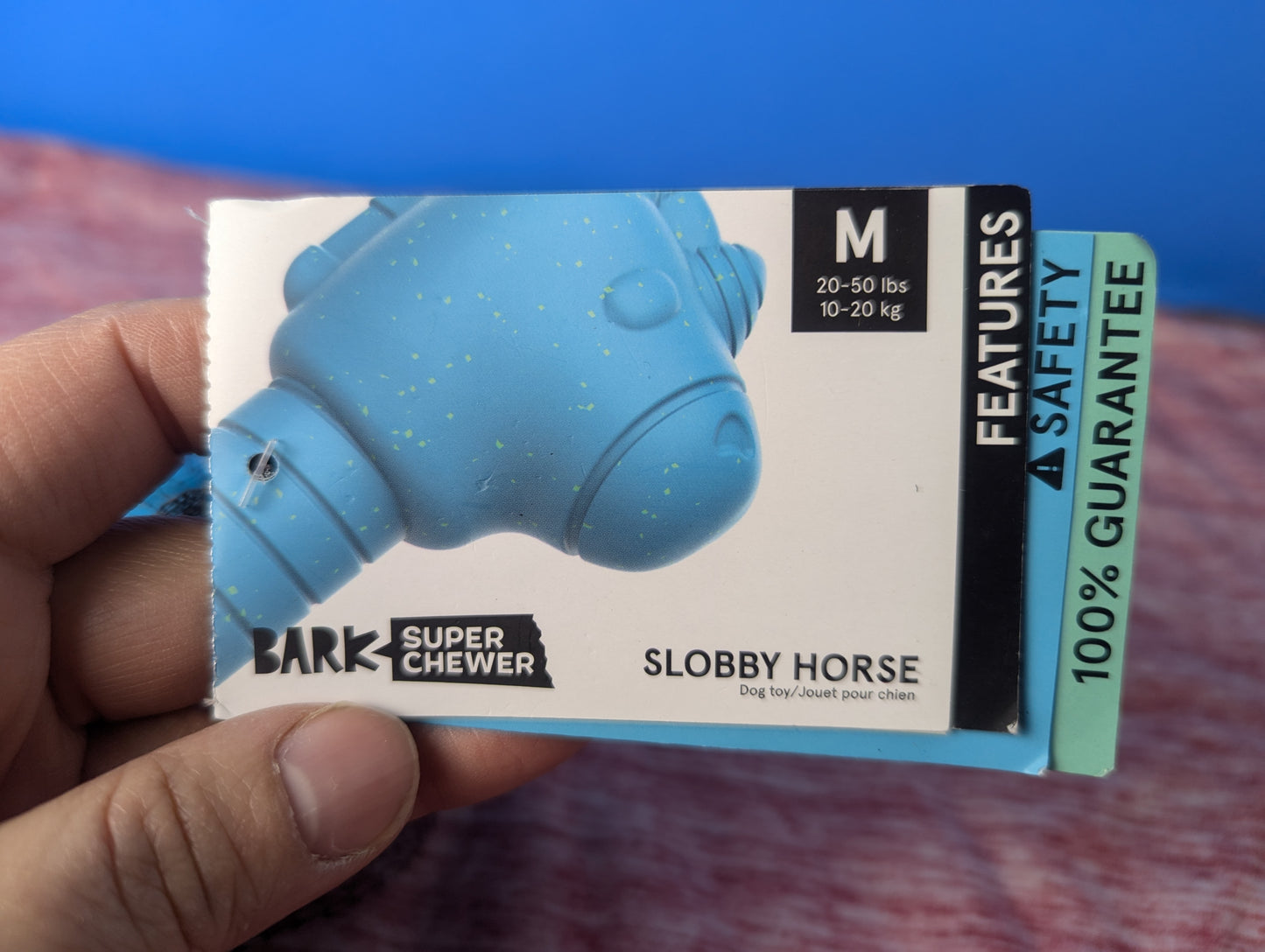 BarkBox slobby horse