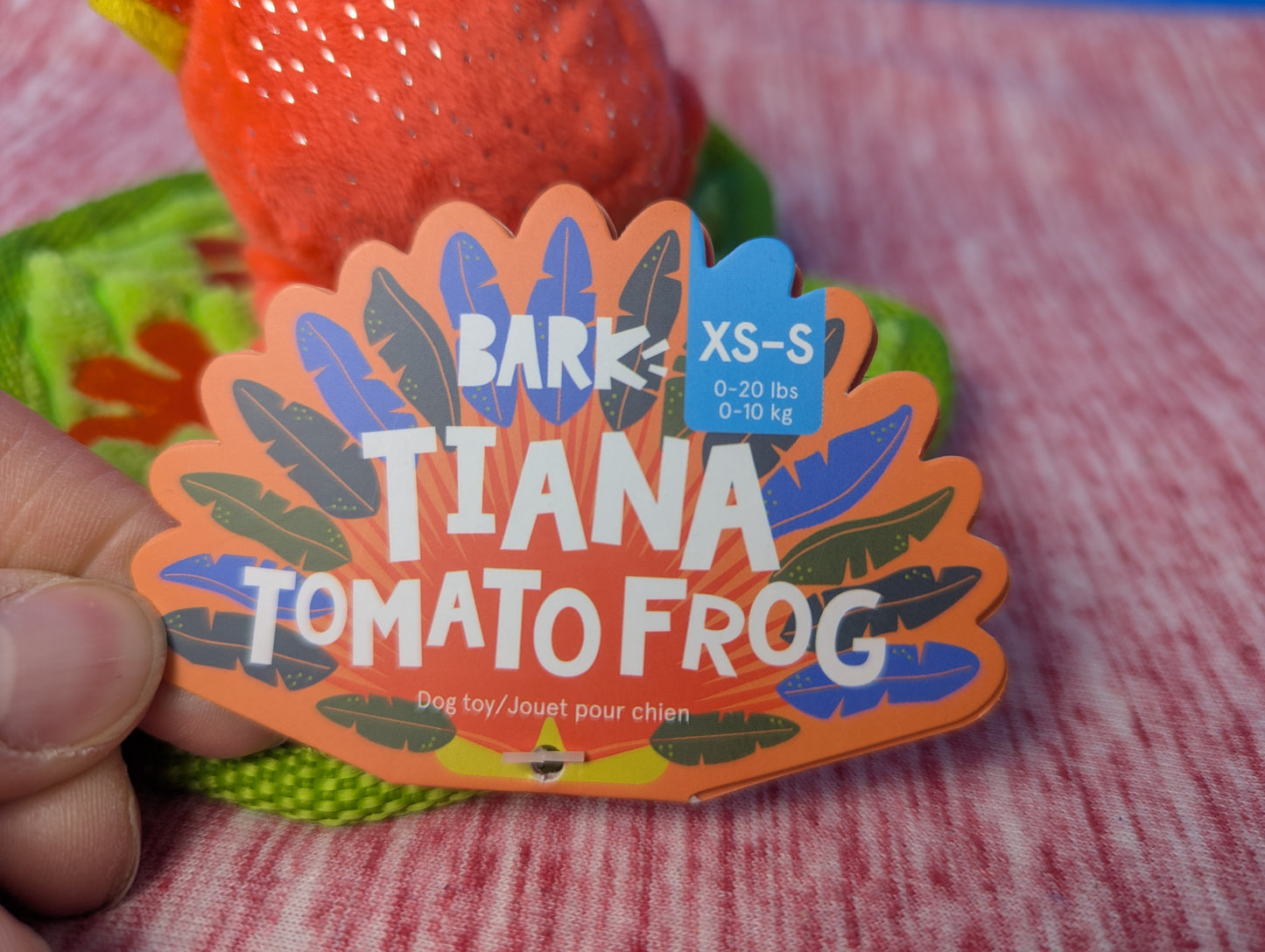 BarkBox Tiana Tomato Frog