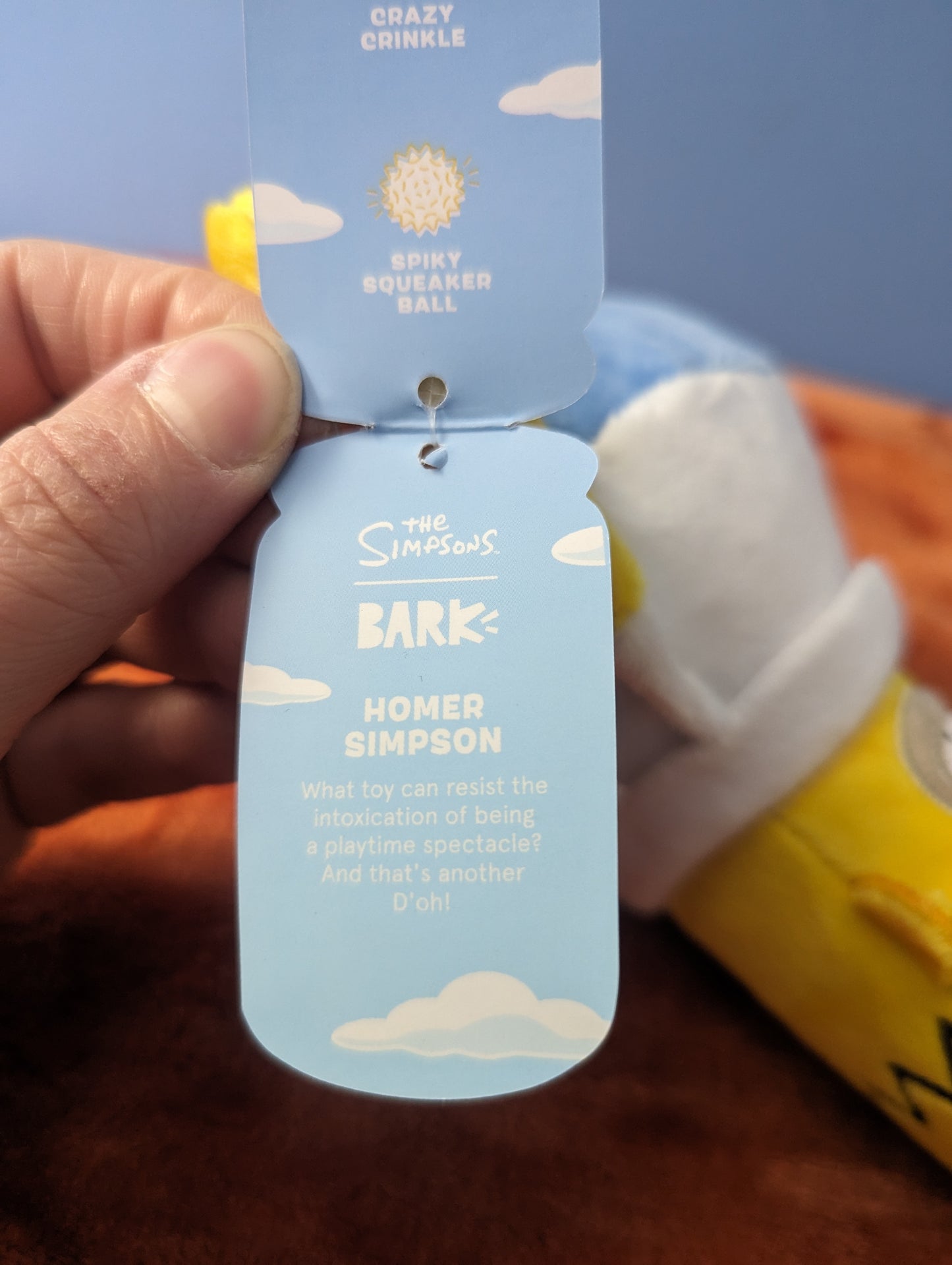 BarkBox Homer Simpson