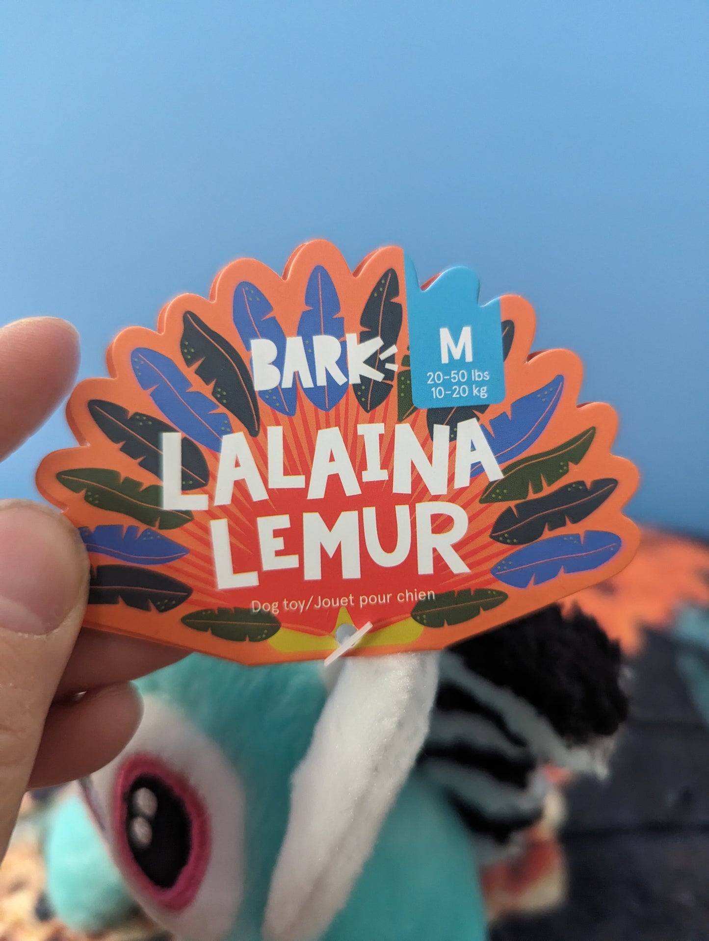 BarkBox Lalaina lemur