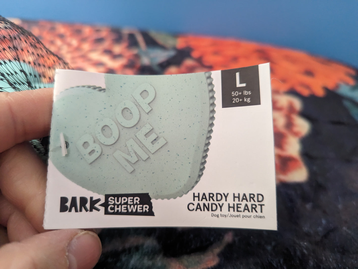 BarkBox Hardy hard candy heart