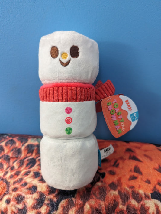 BarkBox toasty the snowman, marshmallow