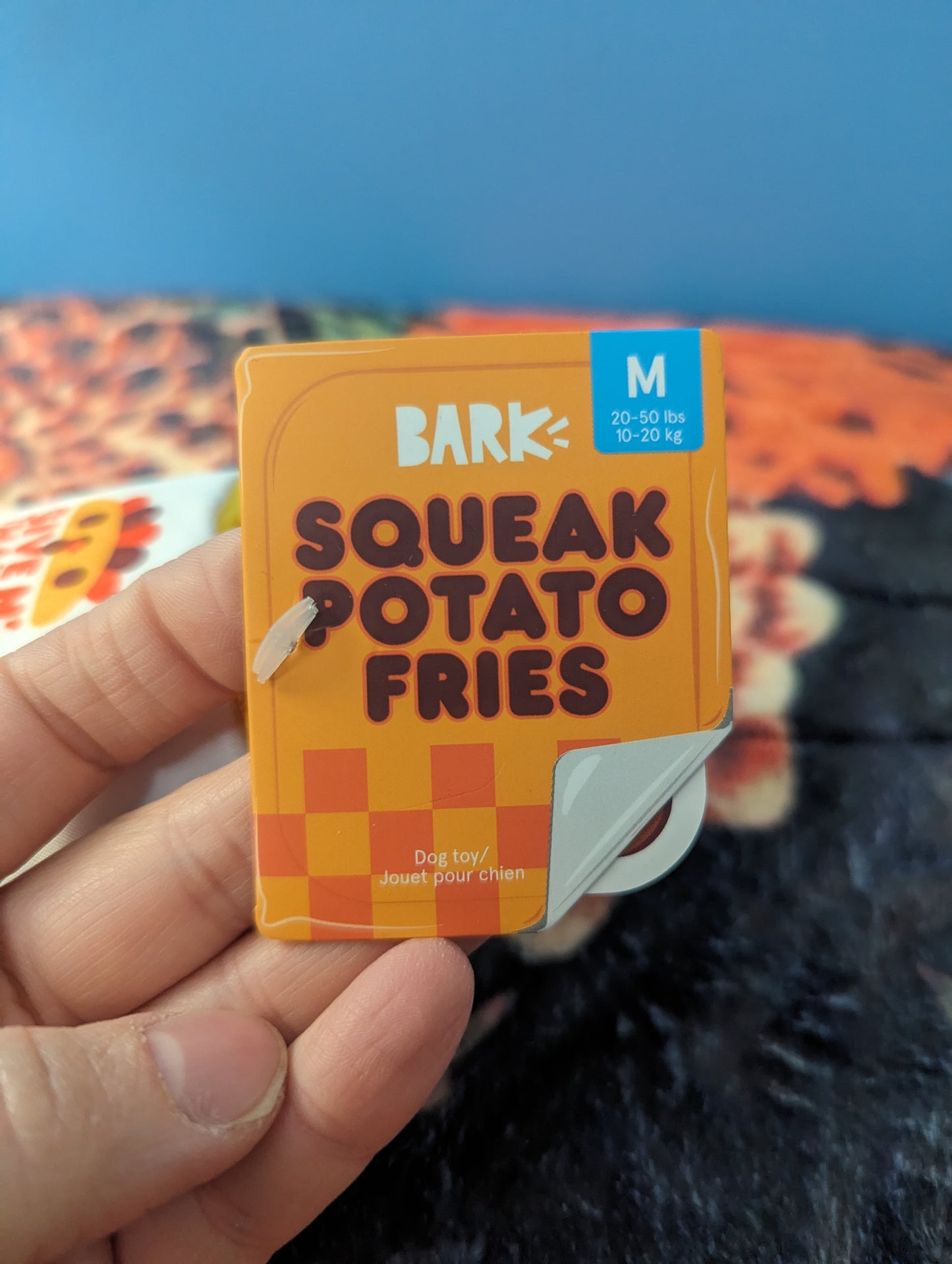 BarkBox squeak potato fries