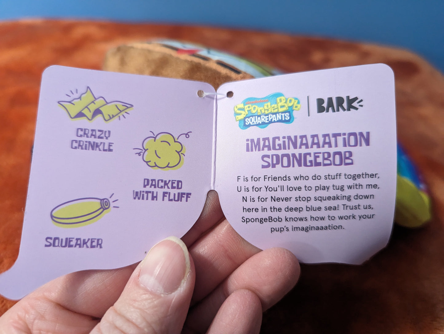 Barkbox imaginaaation SpongeBob