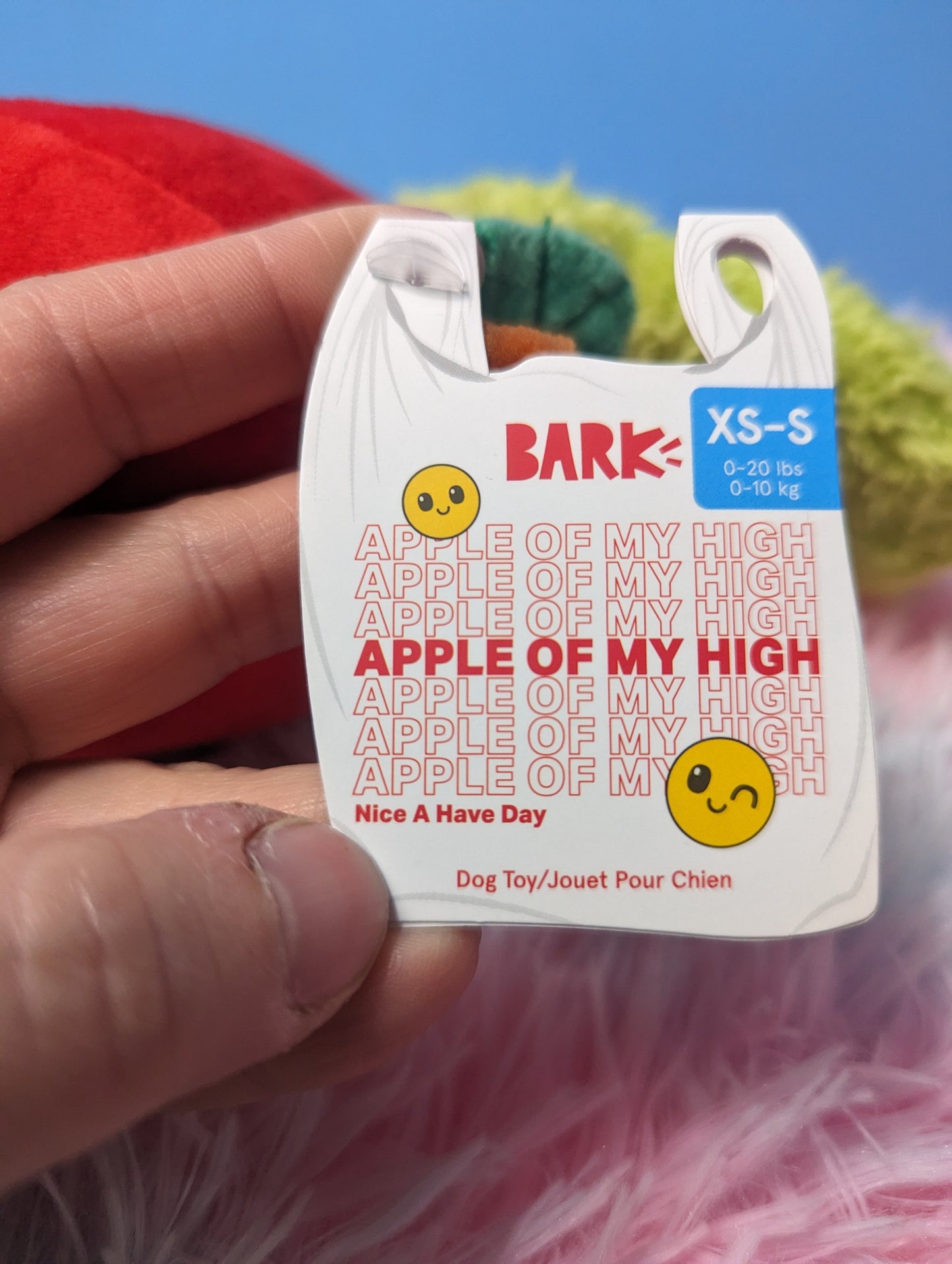 BarkBox apple of my high