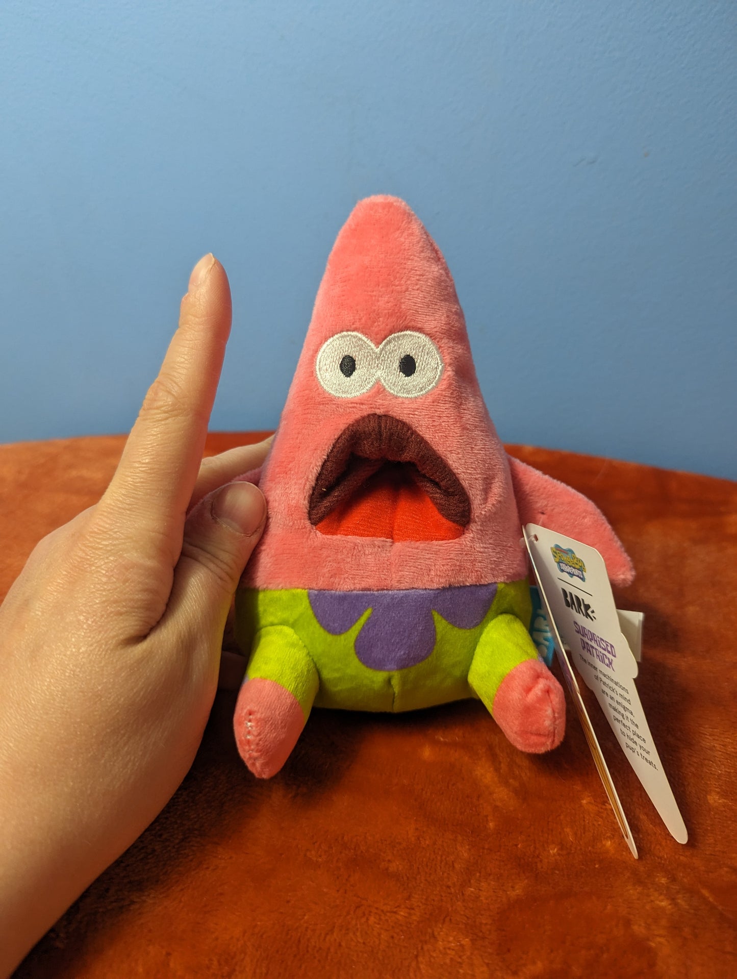Barkbox surprised Patrick