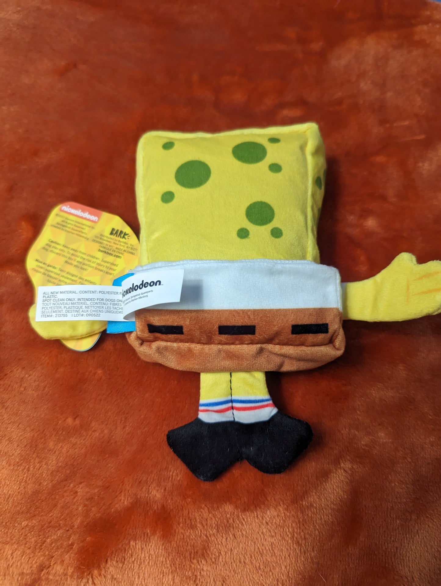 BarkBox SpongeBob squarepantsed