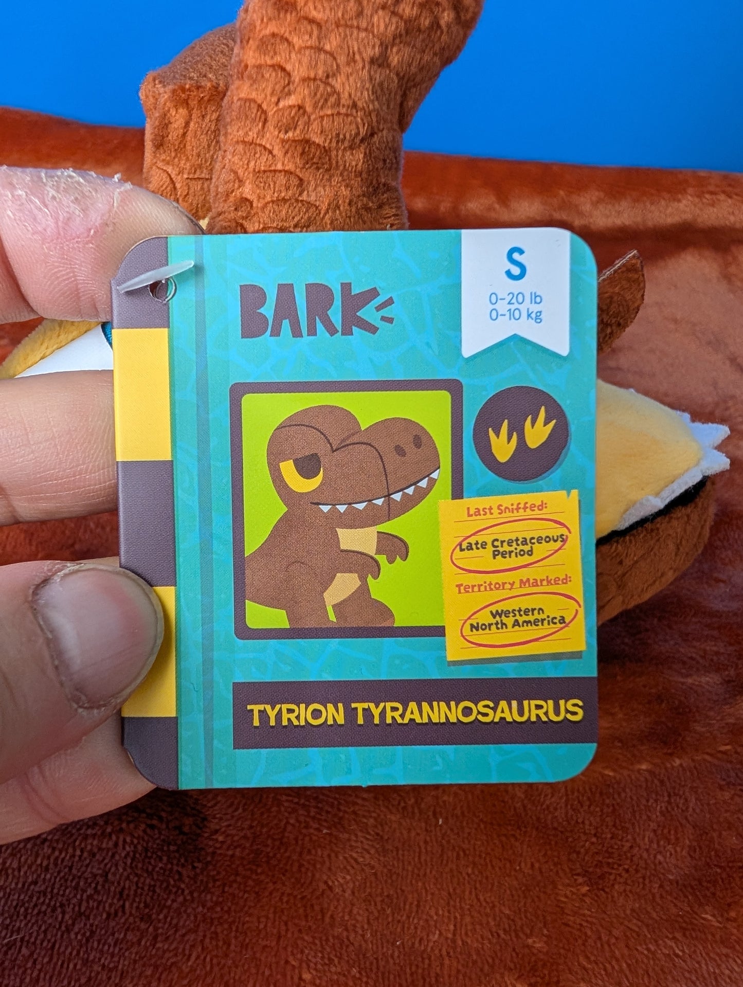 BarkBox Tyrion Tyrannosaurus
