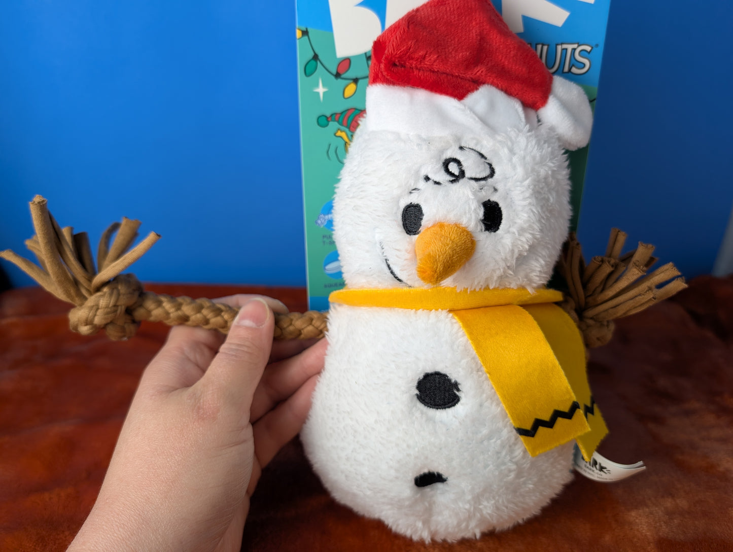 BarkBox Snowman Charlie Brrrown