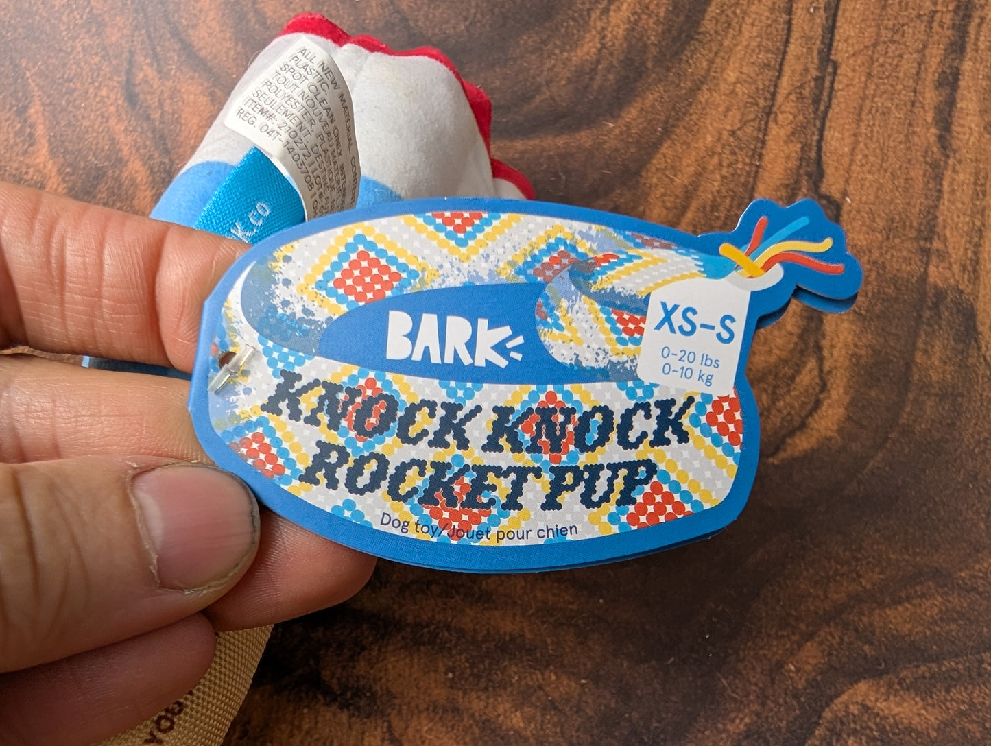 BarkBox Knock Knock Rocket Pup
