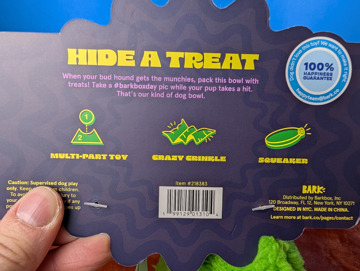 BarkBox Snack-a-bowl