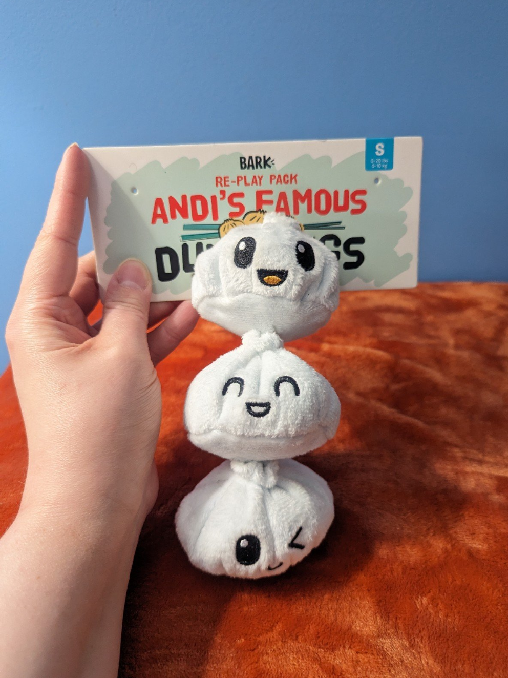 BarkBox Andi's famous dumplings re-play pack