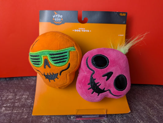 Hyde and Eek skulls- 2 toy set