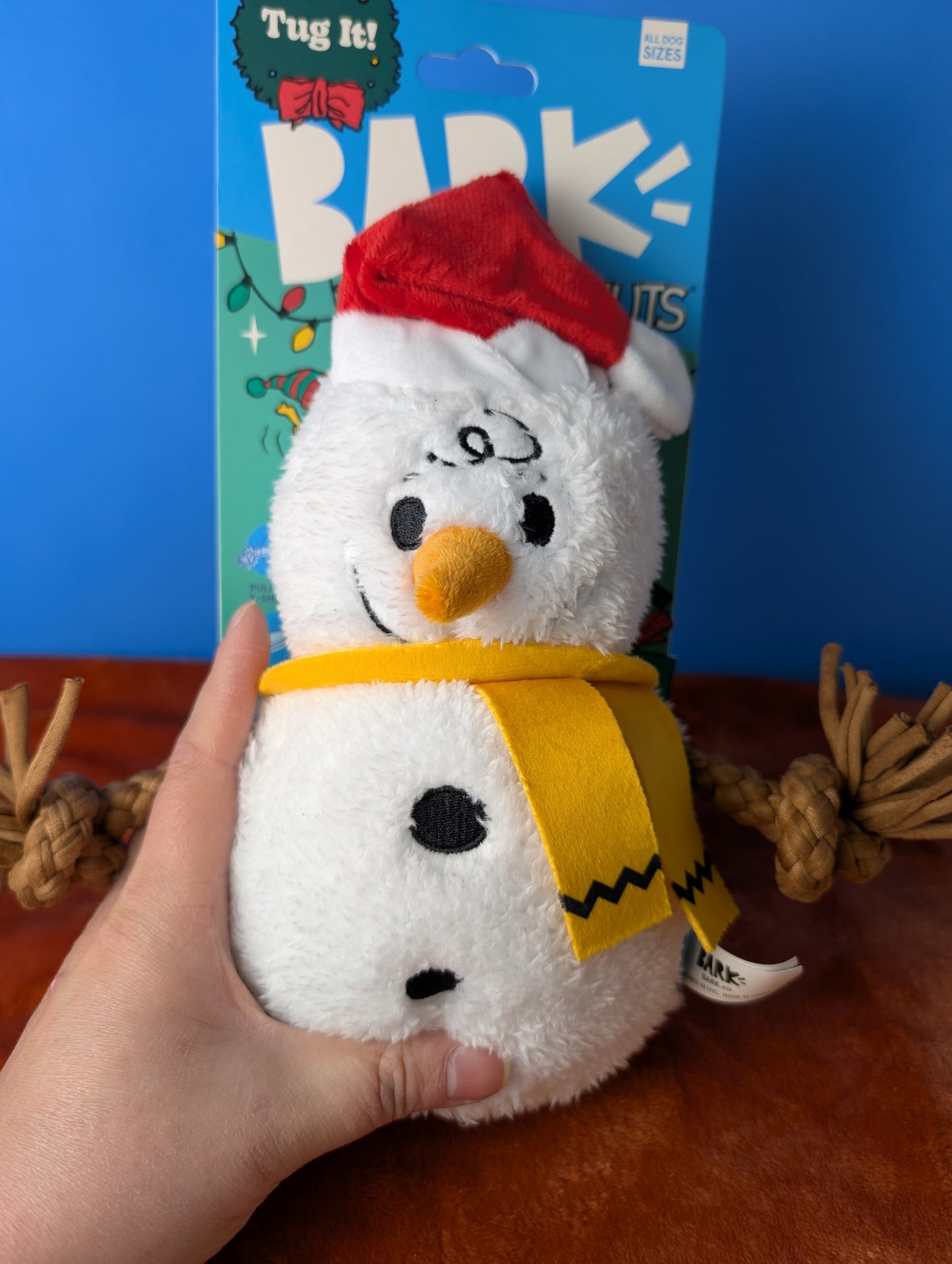 BarkBox Snowman Charlie Brrrown