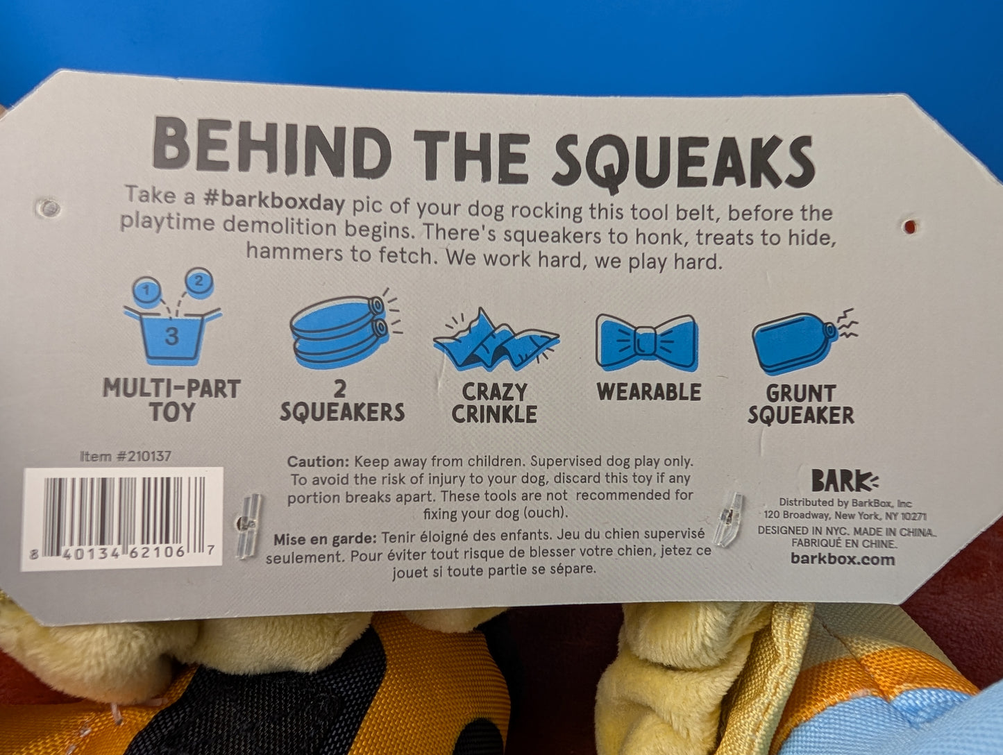 BarkBox Fixer Pupper Tool Belt
