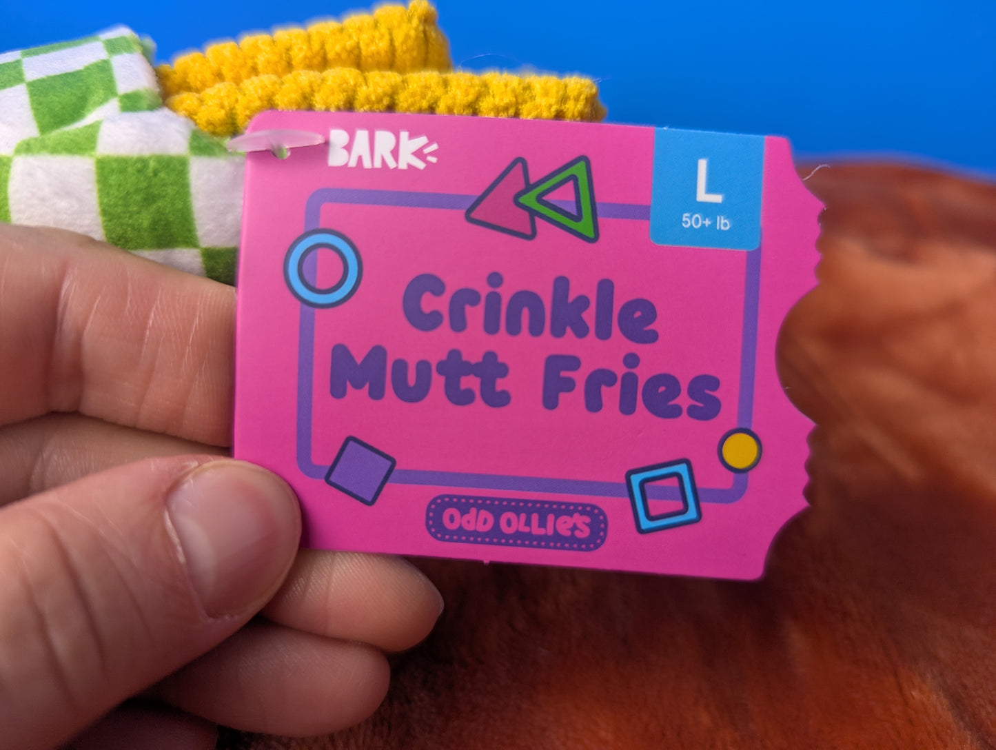 Barkbox Crinkle Mutt Fries