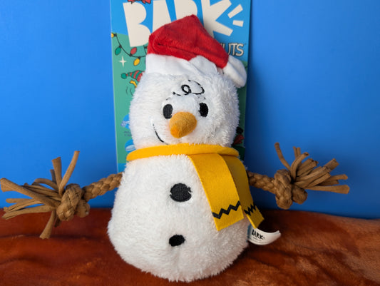 BarkBox Snowman Charlie Brrrown