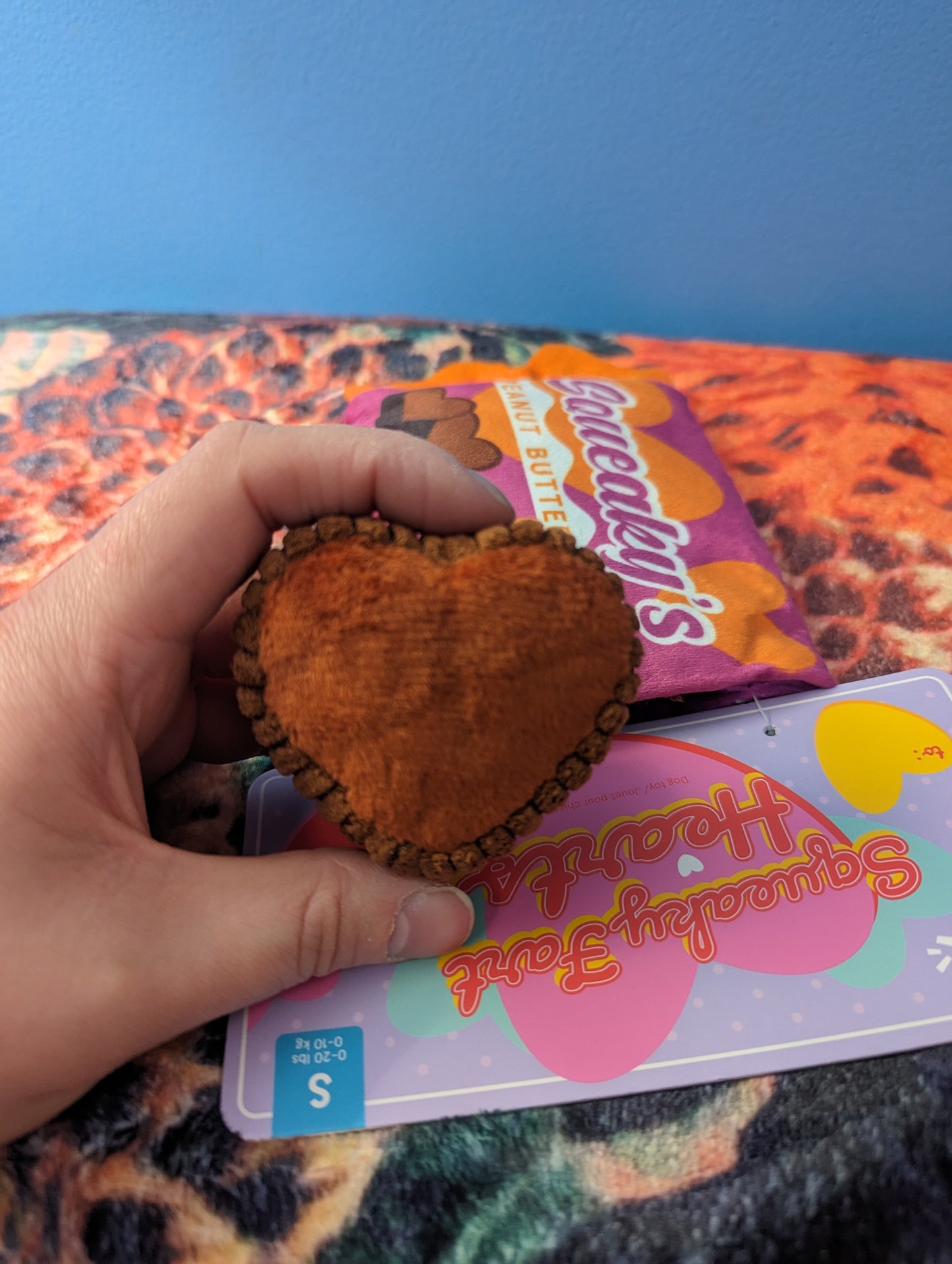 BarkBox Squeaky Fart Hearts
