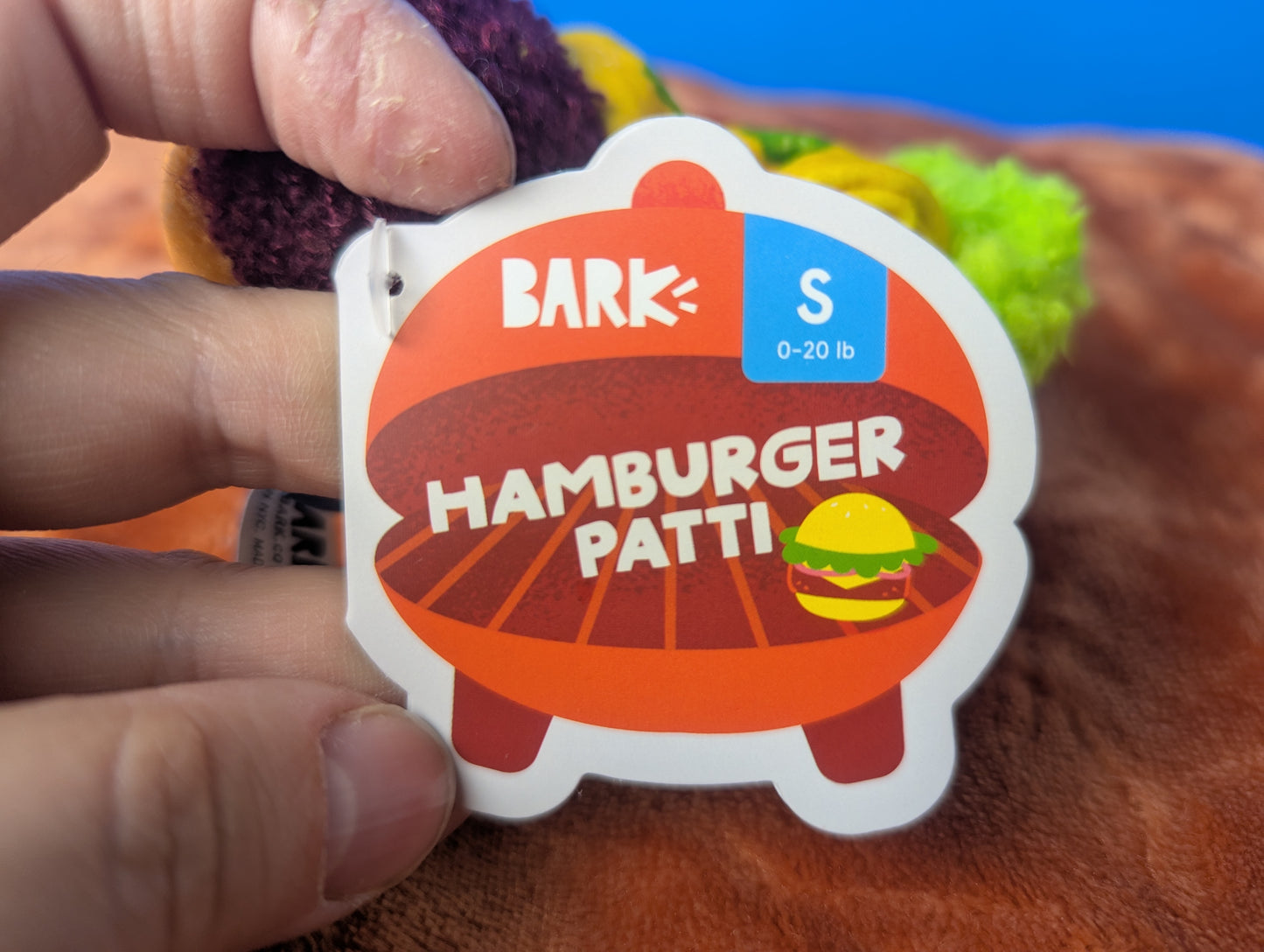 BarkBox Hamburger Patti