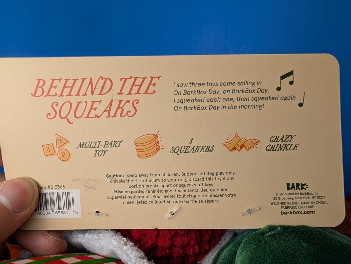 BarkBox Sing Song Ding Dongs