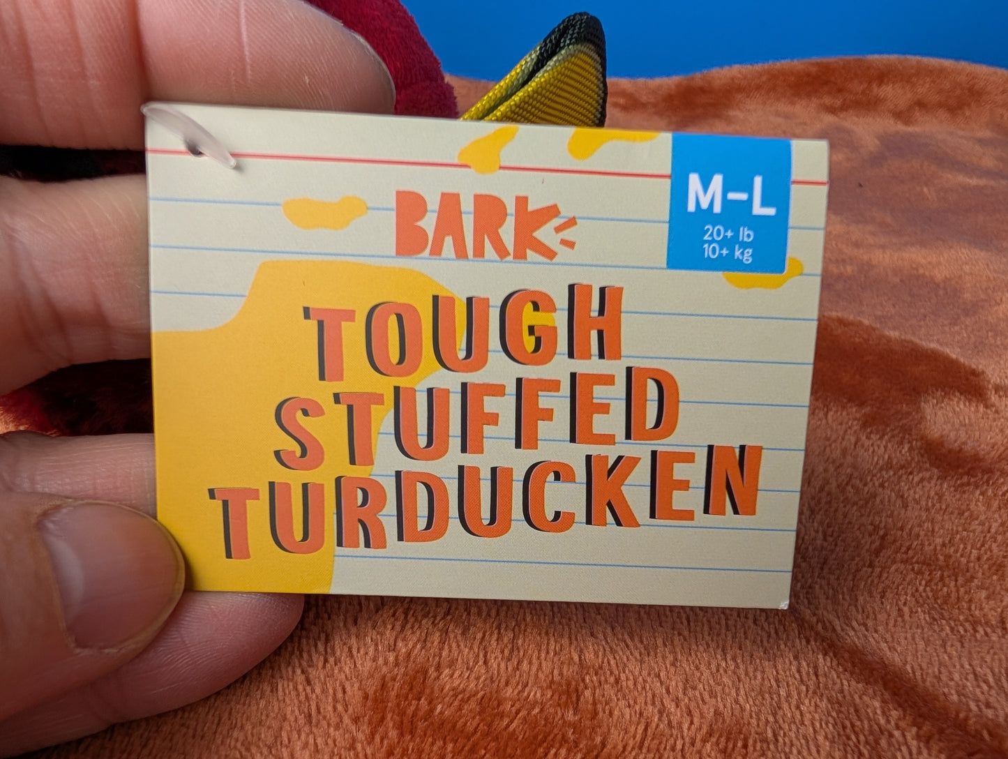 Barkbox Tough Stuffed Turducken