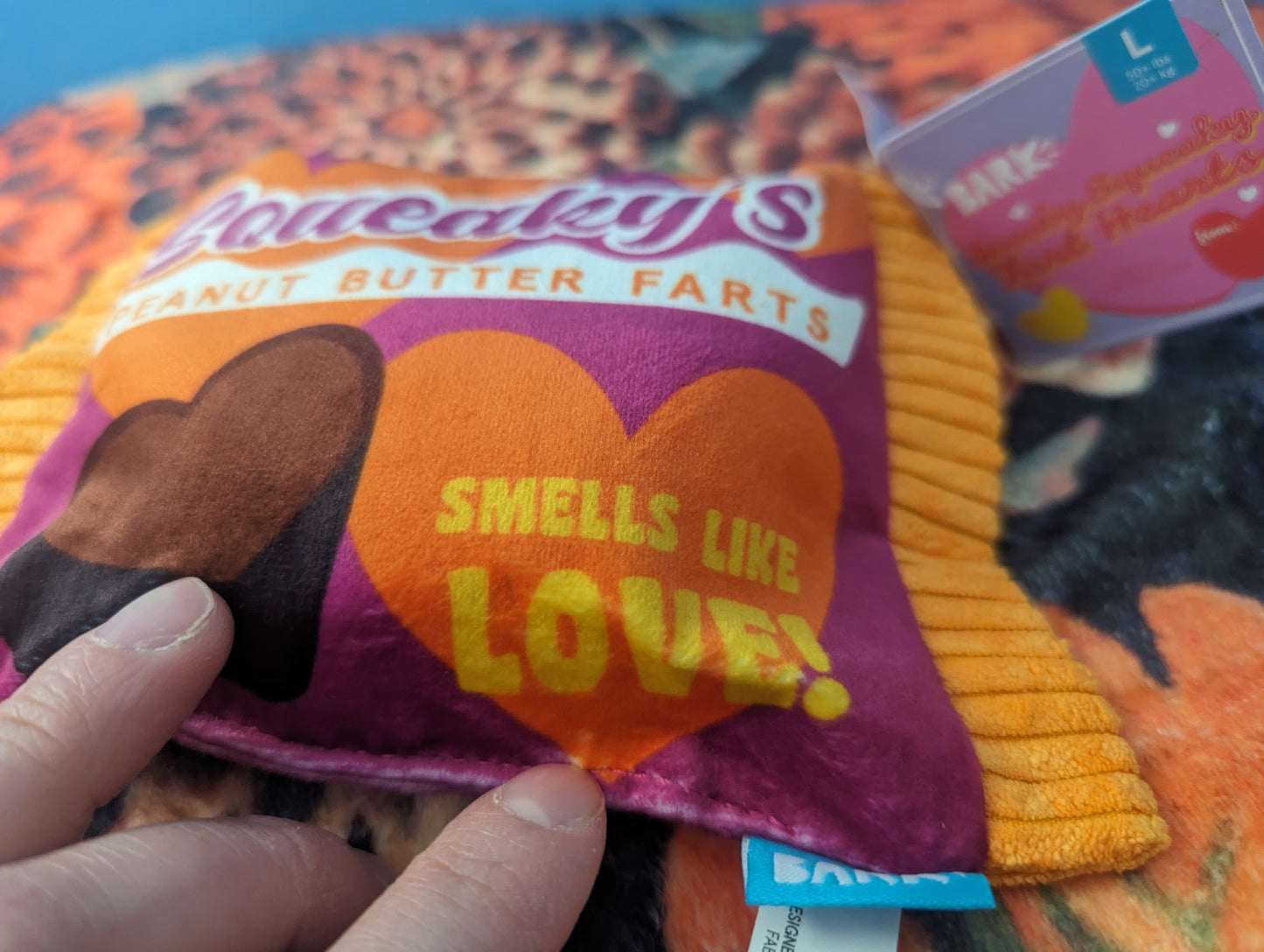 BarkBox Sneaky Fart Hearts