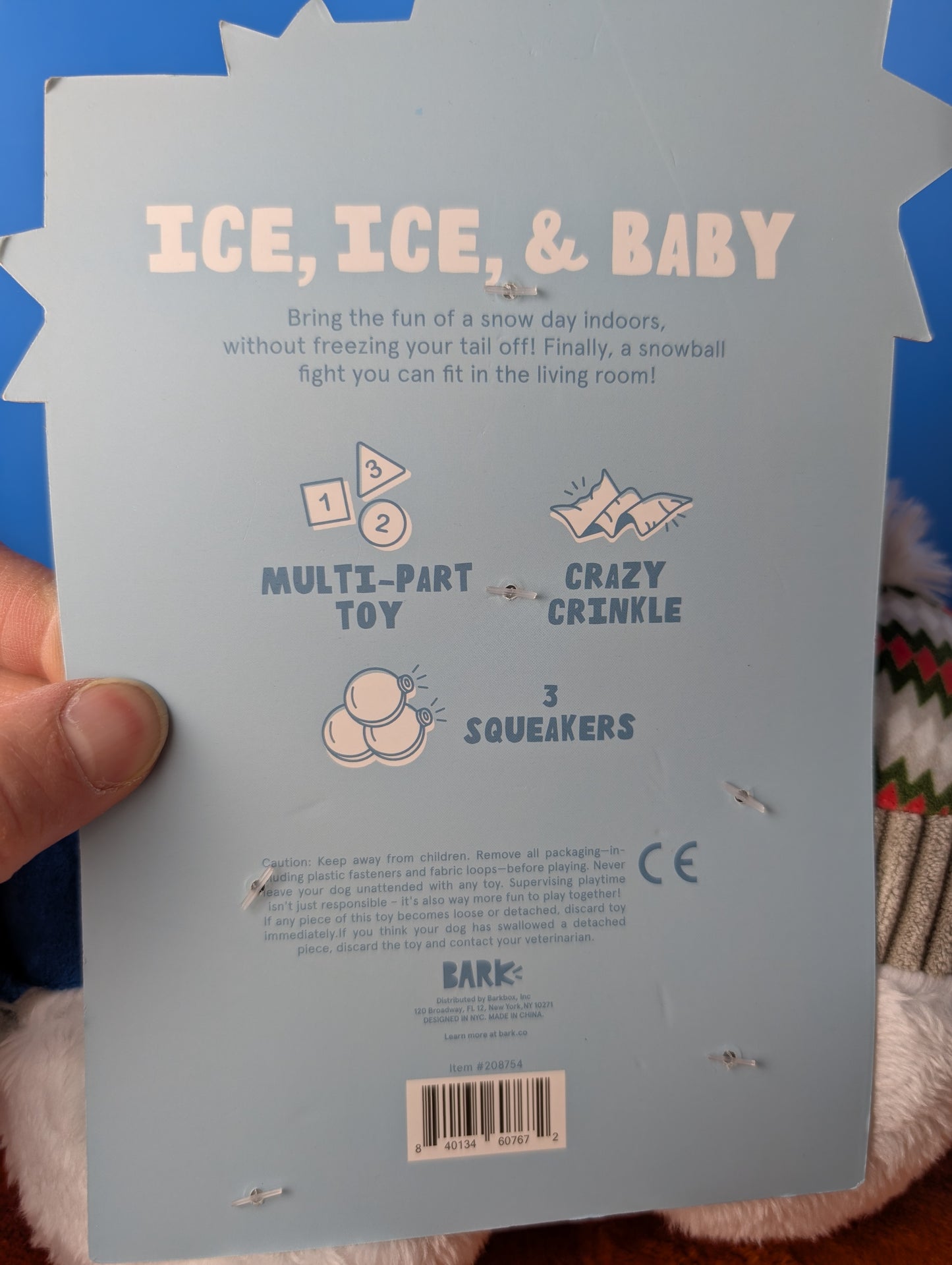 BarkBox Ice, Ice and Baby