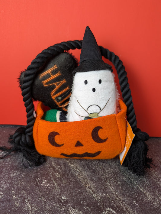 Hyde and Eek Halloween dog toy gift set