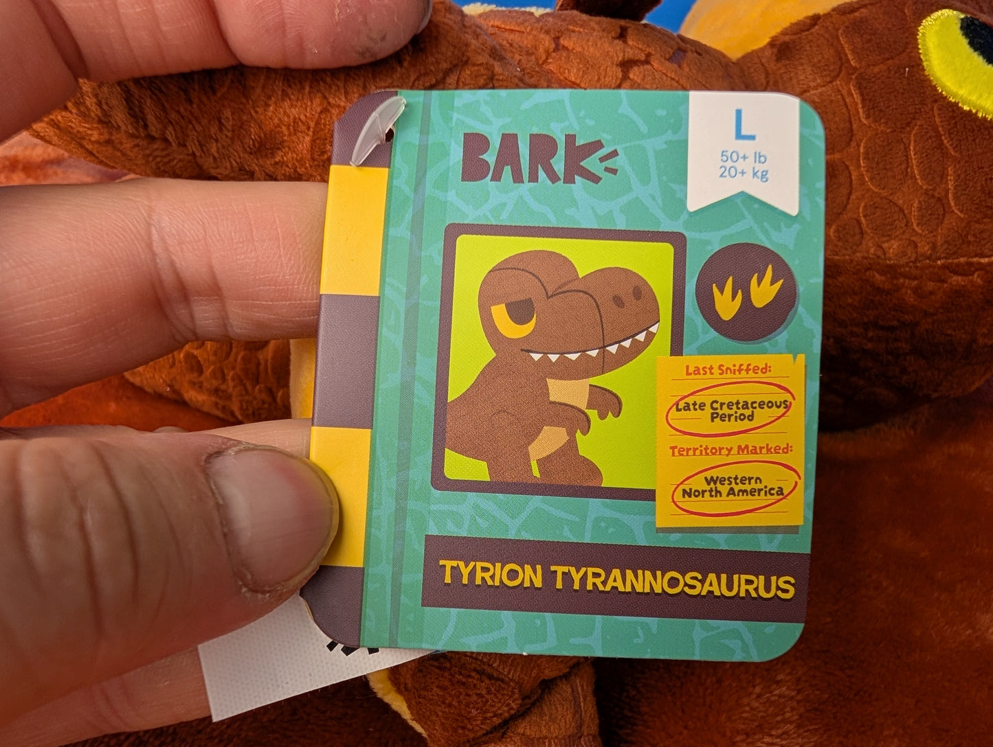 BarkBox Tyrion Tyrannosaurus