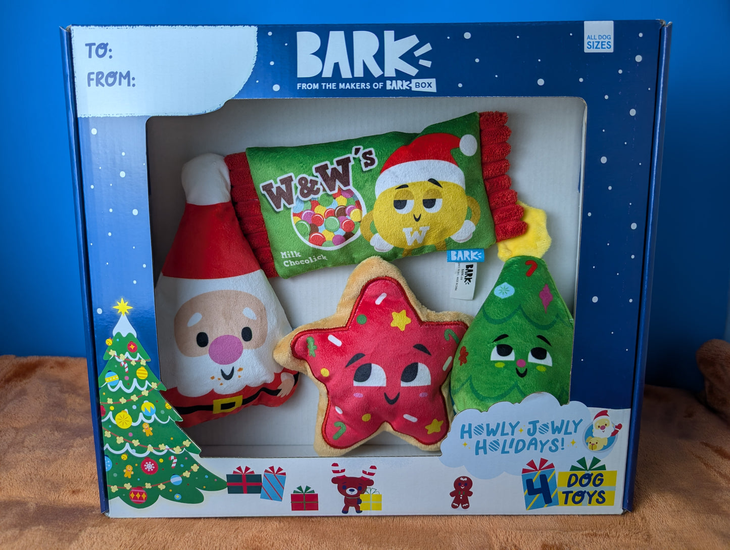 BarkBox Howly Jowly Holidays Stocking Stuffer Box