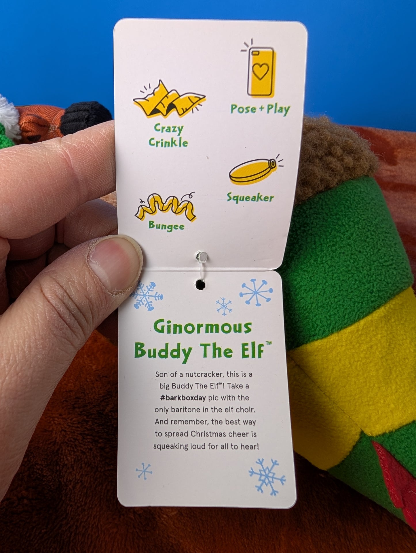 Barkbox Ginormous Buddy the Elf