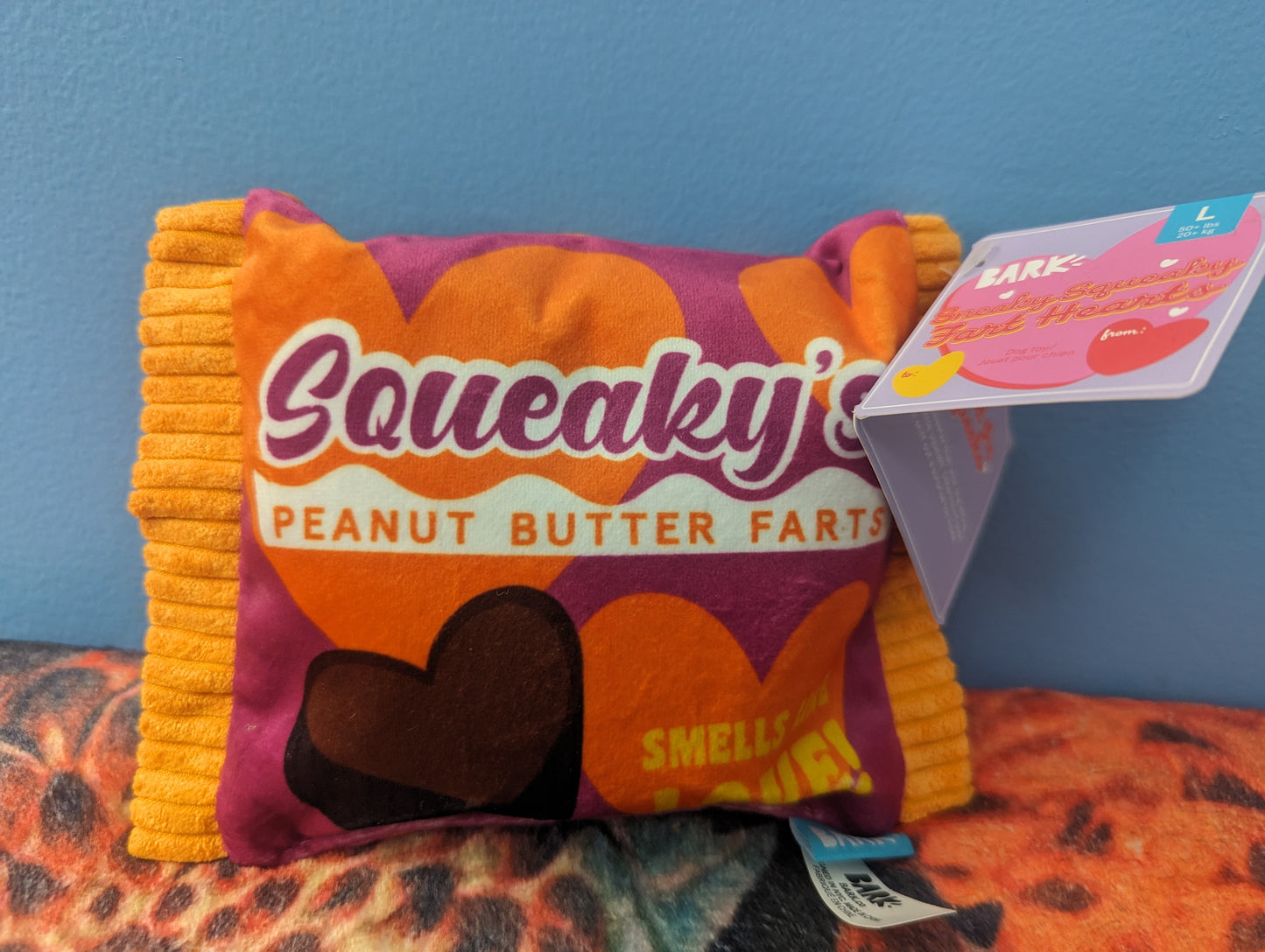 BarkBox Sneaky Fart Hearts