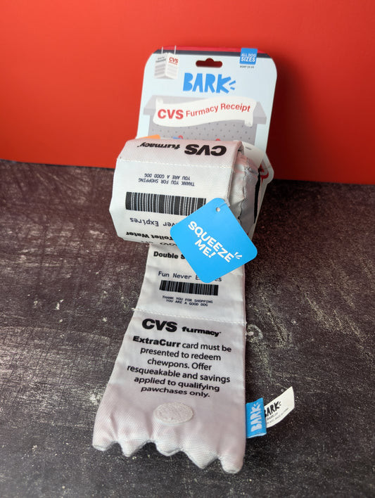 BarkBox CVS Furmacy Receipt