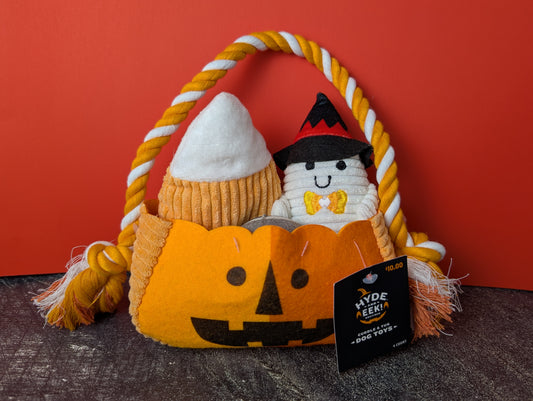 Hyde and Eek Halloween dog toy gift set